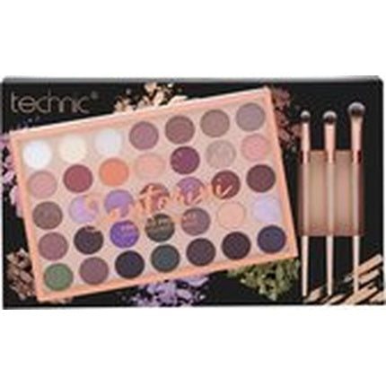 Technic Pressed Pigments Eyeshadow Palette Brushes - Santorini