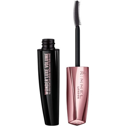 Rimmel Extreme Black Mascara Volumising Liquid Eye Cosmetic Brush Wonder'Luxe Volume Standard Female Eyelash 1