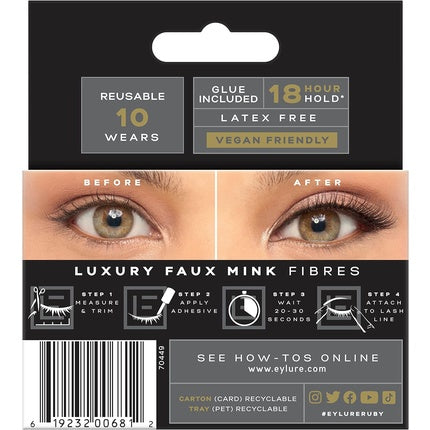 Eylure Luxe Faux Mink Ruby False Lashes