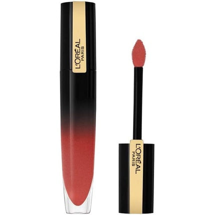 L'Oreal Paris Brilliant Signature High Shine Color Orange Red Lip Ink 303 Be Independent Orange 1 Count