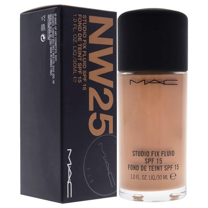 MAC Studio Fix Fluid SPF 15 NW25 Foundation Women 1 oz
