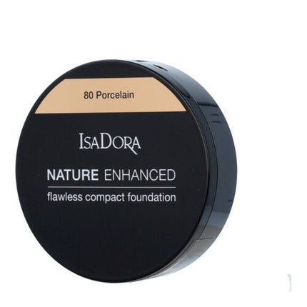 IsaDora Nature Enhanced Flawless Compact Foundation 10g 80 Porcelain