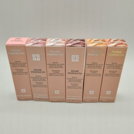 GIVENCHYLadies Rose Perfecto Beautifying Lip Balm 0.09 oz #110 Milky Nude Makeup 2.8g
