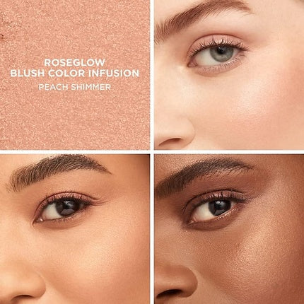 Roseglow Blush Color Infusion Peach Shimmer by Laura Mercier for Women 0.2 oz
