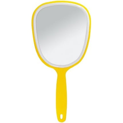 Hand Mirror Oval Shape Cosmetic Mirror White