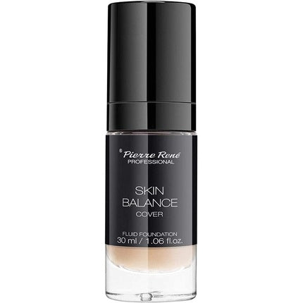 Pierre Rene Skin Balance Cover Fluid Foundation Waterproof Concealer 20 Nude 30ml