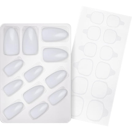 Essence Nails in Style Nail Art Design 15 Keep It Basic White Intense Color Glossy - Pack of 12