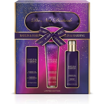 Baylis＆Harding Midnight Fig＆Pomegranate豪华美容睡眠礼品套装