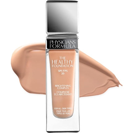 Physicians Formula The Healthy Foundation SPF 20 Light to Medium Coverage with Brightening Complex and Antioxidant Blend LN3