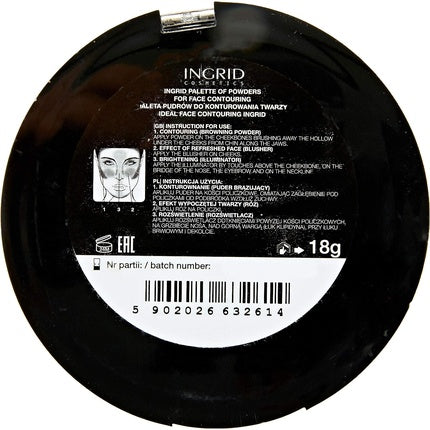 Ingrid Facial Contouring Palette Ideal Face Contouring
