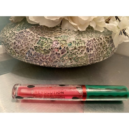 Revolution Tasty Watermelon Oil Infused Lip Gloss Shade Fresh New Sealed Item