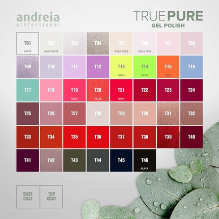 Andreia Professional Hema Free Gel Polish True Pure 21 Free and 100% Vegan for Sensitive Nails 10.5ml