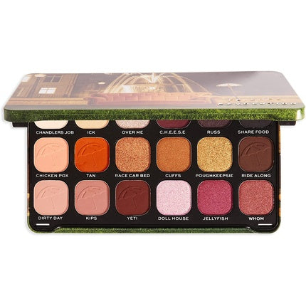 Makeup Revolution Friends Forever Flawless Eyeshadow Palette I'll Be There For You 18 Shades 19.8g