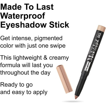 Pupa Made To Last Waterproof Eye Shadow Pencil 003 Nude Gold 1.4g