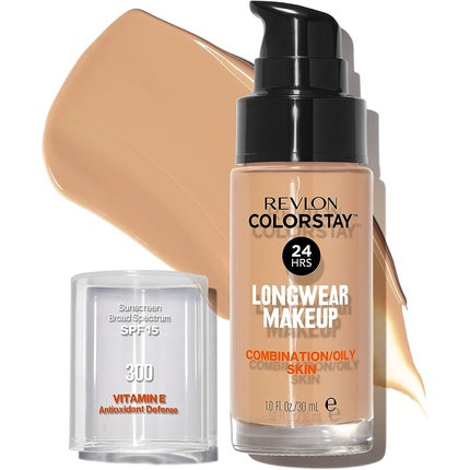 Revlon ColorStay Foundation No.300 Golden Beige Combination Oil Skin SPF15 30ml