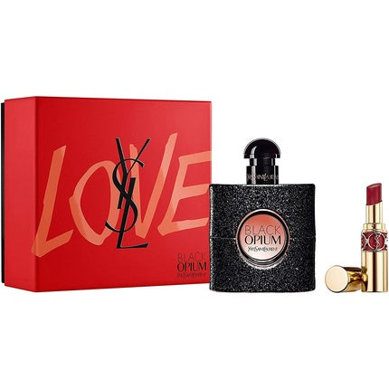 Yves Saint Laurent Black Opium Eau de Parfum 50ml Gift Set with Rouge Lipstick 3.2g