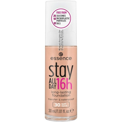 Essence Stay All Day 16h Long-Lasting Foundation 30 Soft Sand