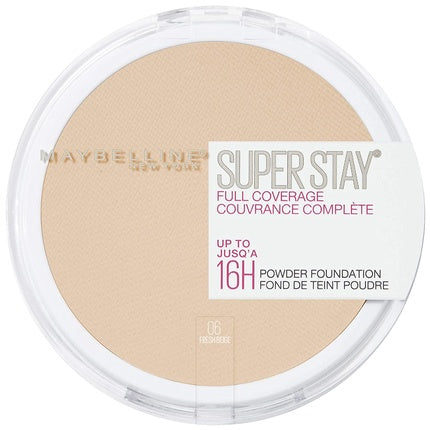 Maybelline New York Super Stay Full Coverage 16H Powder Foundation 7g 06 Fresh Beige