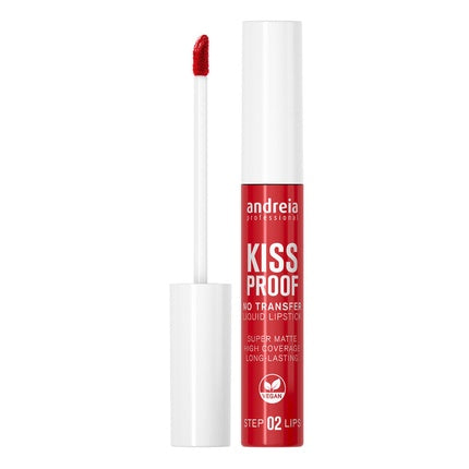 Andreia Professional Lips No Transfer Kiss Proof Lipstick 02 Seductive Red