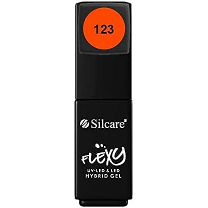 Silcare Soak Off Hybrid UV LED Flexy Gel Manicure Nails 4.5g Shade 123 by Roxie Cosmetics
