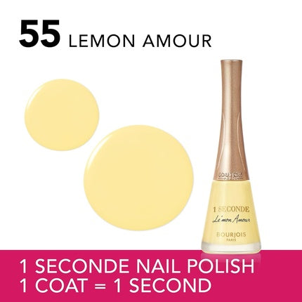 Bourjois French Riviera Collection 1 Seconde Nail Polish 55 Lemon Love