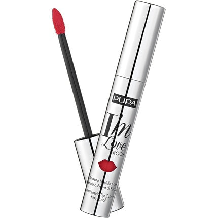 Pupa Milano I Am Love Proof Matt Liquid Lip Color 010 Fire Red for Women 0.09oz Lipstick 2.7ml