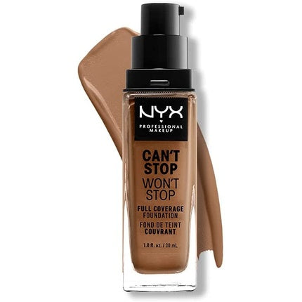 NYX Professional Makeup Can't Stop Won't Stop Full Coverage Foundation Matte Finish 16 Mahogany 30ml