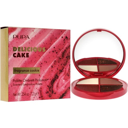 Pupa Milano Delicious Cake 002 Cherry Chocolate Cake for Women 0.254 oz Eye Shadow