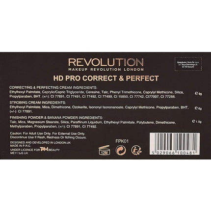 Makeup Revolution HD Pro Prime Correct and Perfect Palette