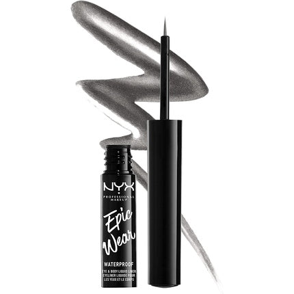 NYX Professional Makeup Epic Wear Waterproof Metallic Liquid Liner Gun Metal