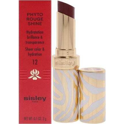 Sisley Phyto Rouge Shine Hydrating Glossy No. 12 Sheer Cocoa 3g Lipstick