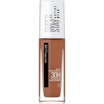 Maybelline New York Superstay Active Wear 30 Hour Long-Lasting Liquid Foundation 30ml Shade 70 Cocoa