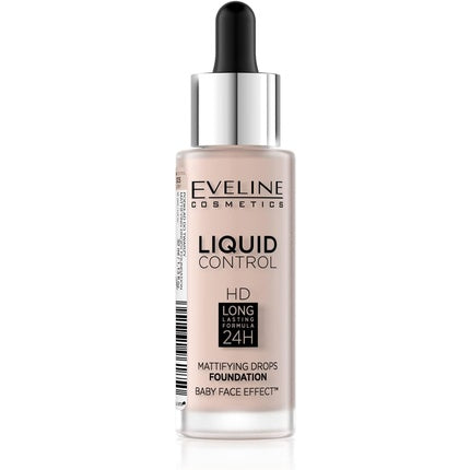 Eveline Liquid Control HD Long-Stay Mattifying Primer 32ml 005 Ivory