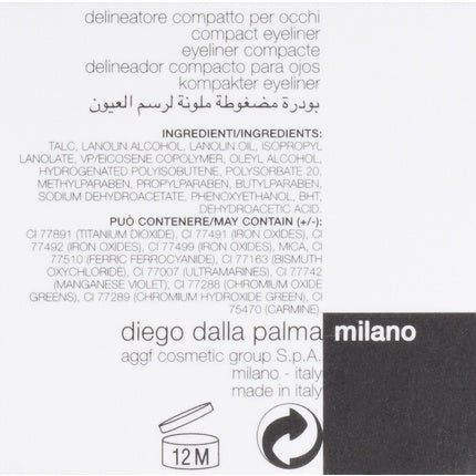 Diego Dalla Palma Delineator Compact Eye Makeup in Black Color