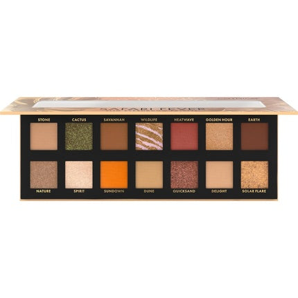 Catrice Safari Fever Slim Eyeshadow Palette No. 010 Multicoloured 14 Colours