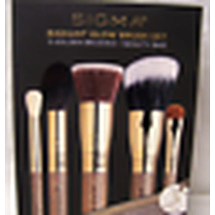 Sigma Beauty Radiant Glow Brush Set 5 Pieces with Bag - New in Box and Fast Free Shipping