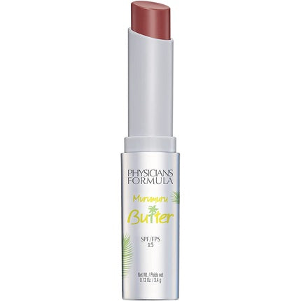 Physicians Formula Murumuru Butter Lip Cream Creamy Lipstick with Moisturizing Butter Blend and SPF 15 Brazilian Nut