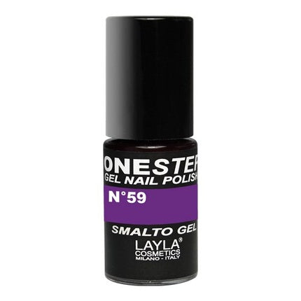 Layla Cosmetics One Step Gel Nail Polish Berry Me 5ml