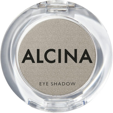 ALCINA Soft Grey Shimmering Eye Shadow with a Soft Finish - Ultra-Soft and Fine Powder Texture - Blends Seamlessly with the Skin