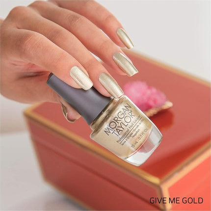 Morgan Taylor Nail Lacquer Give Me Gold 0.5 Fl Oz