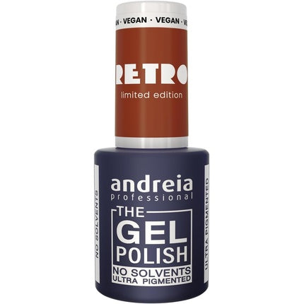 Andreia Professional The Gel Polish Solvent Free Gel RETRO Limited Collection Colour RT3 Timeless Terracotta Brown
