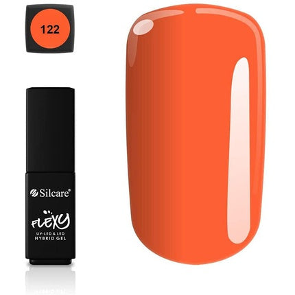 Silcare Soak Off Hybrid UV LED Flexy Gel Manicure Nails 4.5g Shade 122 by Roxie Cosmetics