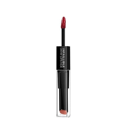 L'Oreal Paris Infallible Lipstick 24 Hour Liquid Lipstick with Moisturizing Lip Care Balm 5ml 700 Boundless Burgundy