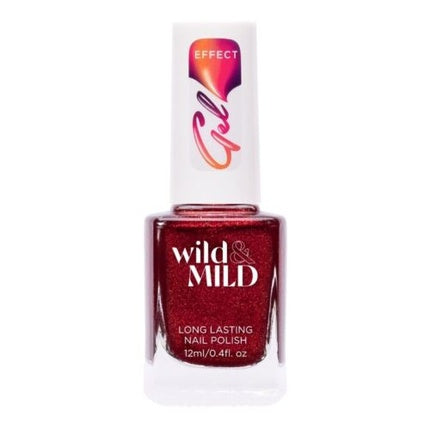 Wild & Mild Gel Effect Nail Polish Ruby Heart 12ml