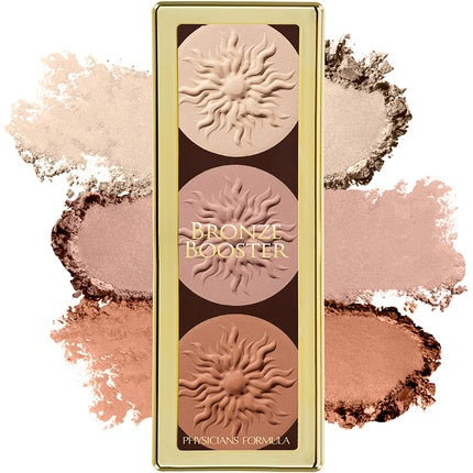 Physicians Formula Bronze Booster Glow-Boosting Strobe and Contour Palette with Angled Brush Pressed Bronzer