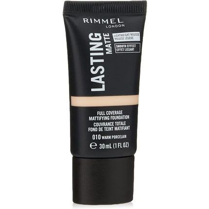 Rimmel Lasting Matte Foundation 010 Warm Porcelain 30ml