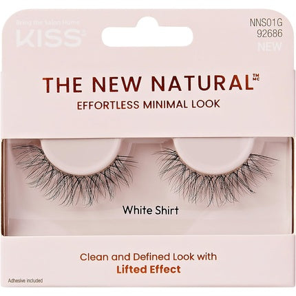 KISS The New Natural False Eyelashes Full Strip Lash 01 1 Pair