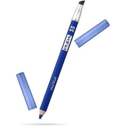 Pupa Milano Multiplay Eye Pencil 55 Electric Blue for Women 0.04 Oz