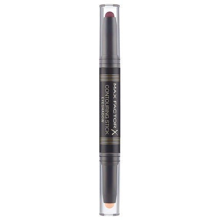 Max Factor Contouring Stick Double Eyeshadow Stick Burgundy and Pink Sand Brown