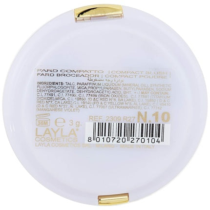Layla Cosmetics Milano Top Cover Compact Blush 11